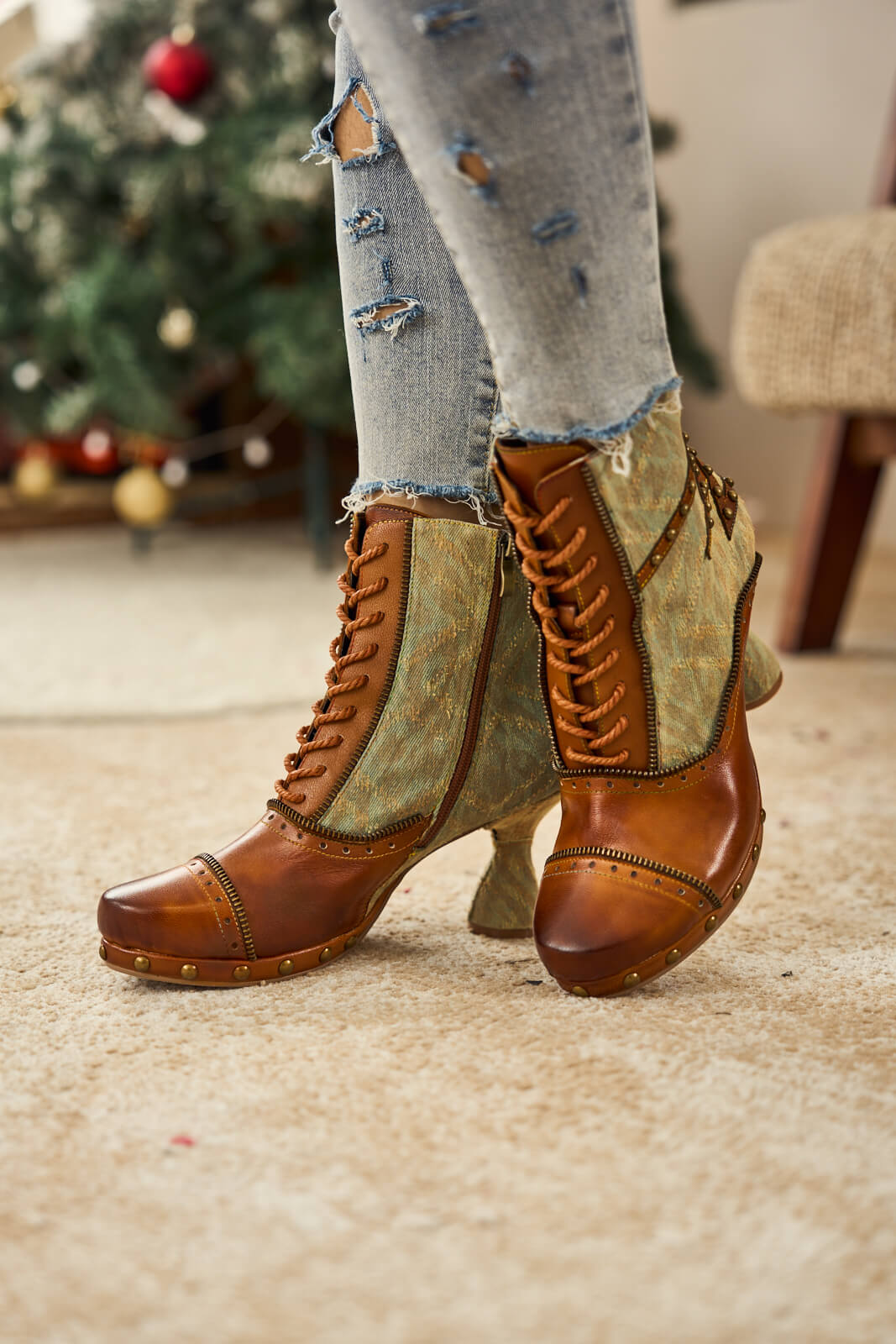 Soffia | Free Cove Leather Ankle Boots