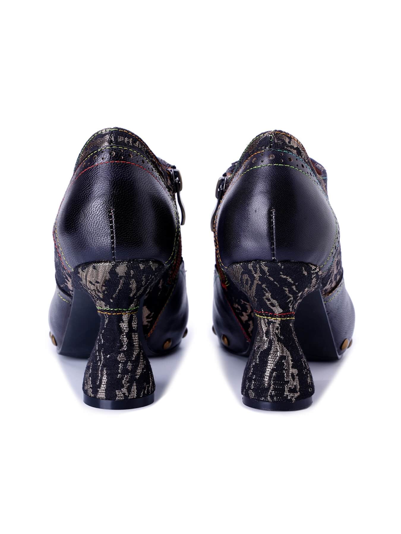 Soffia | Maja Embellished Leather Oxford