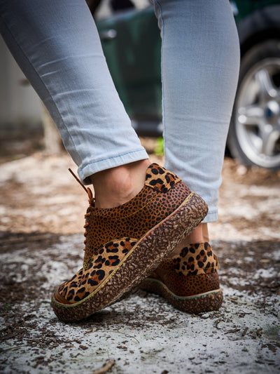 Soffia | Justeena Animal Pattern Leather Outdoor Sneaker