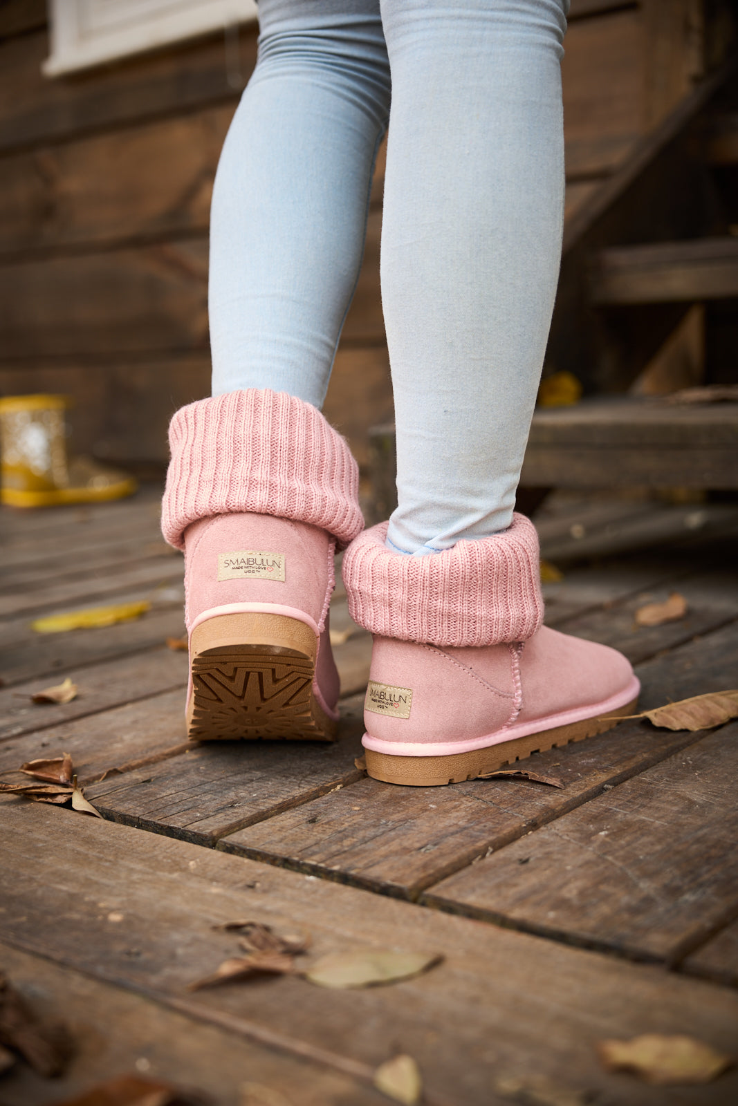 NEW toddler 6 knitted online ugg boots pink