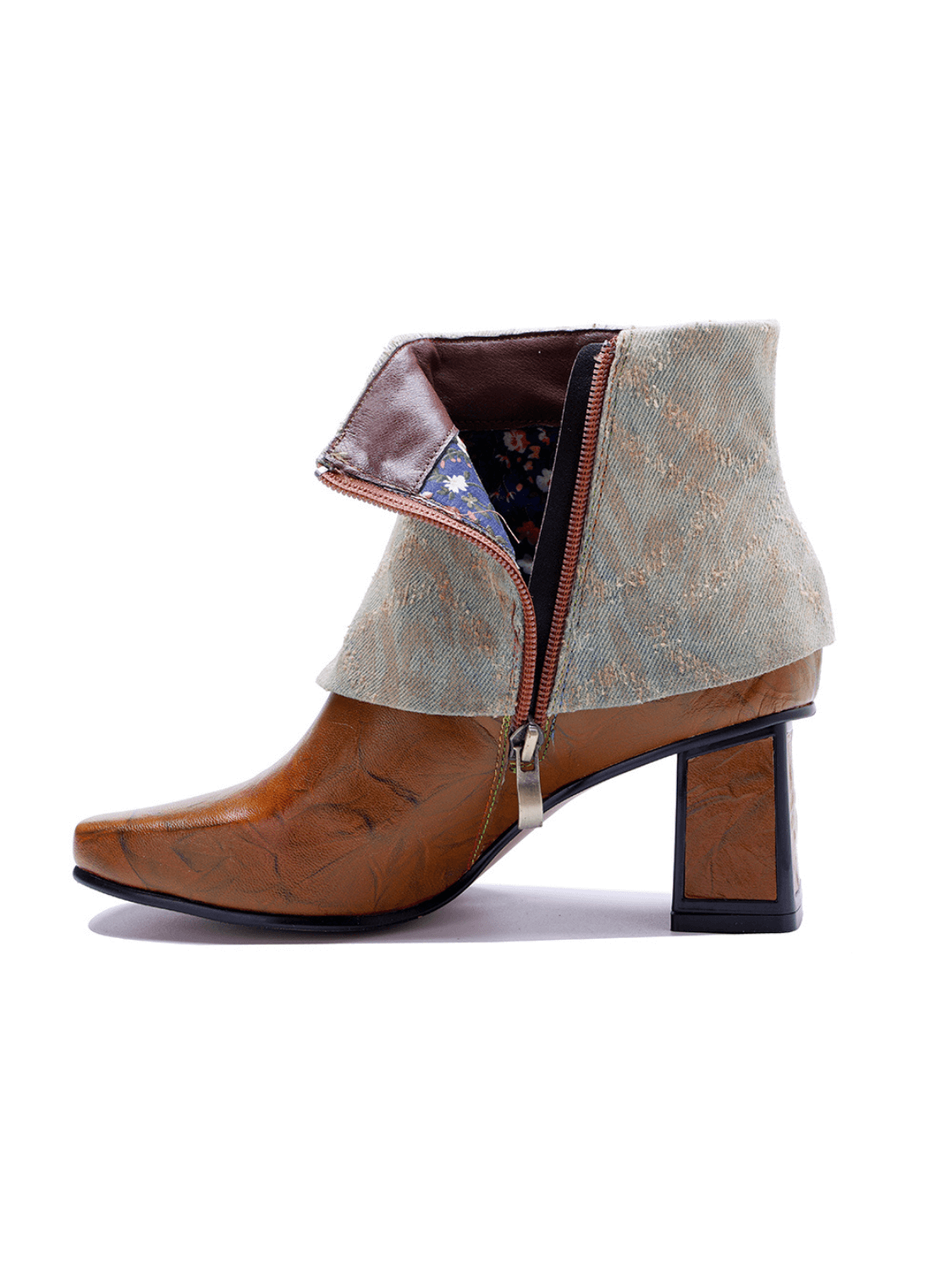 Soffia | Carlisle Leather Embroidered Ankle Boots