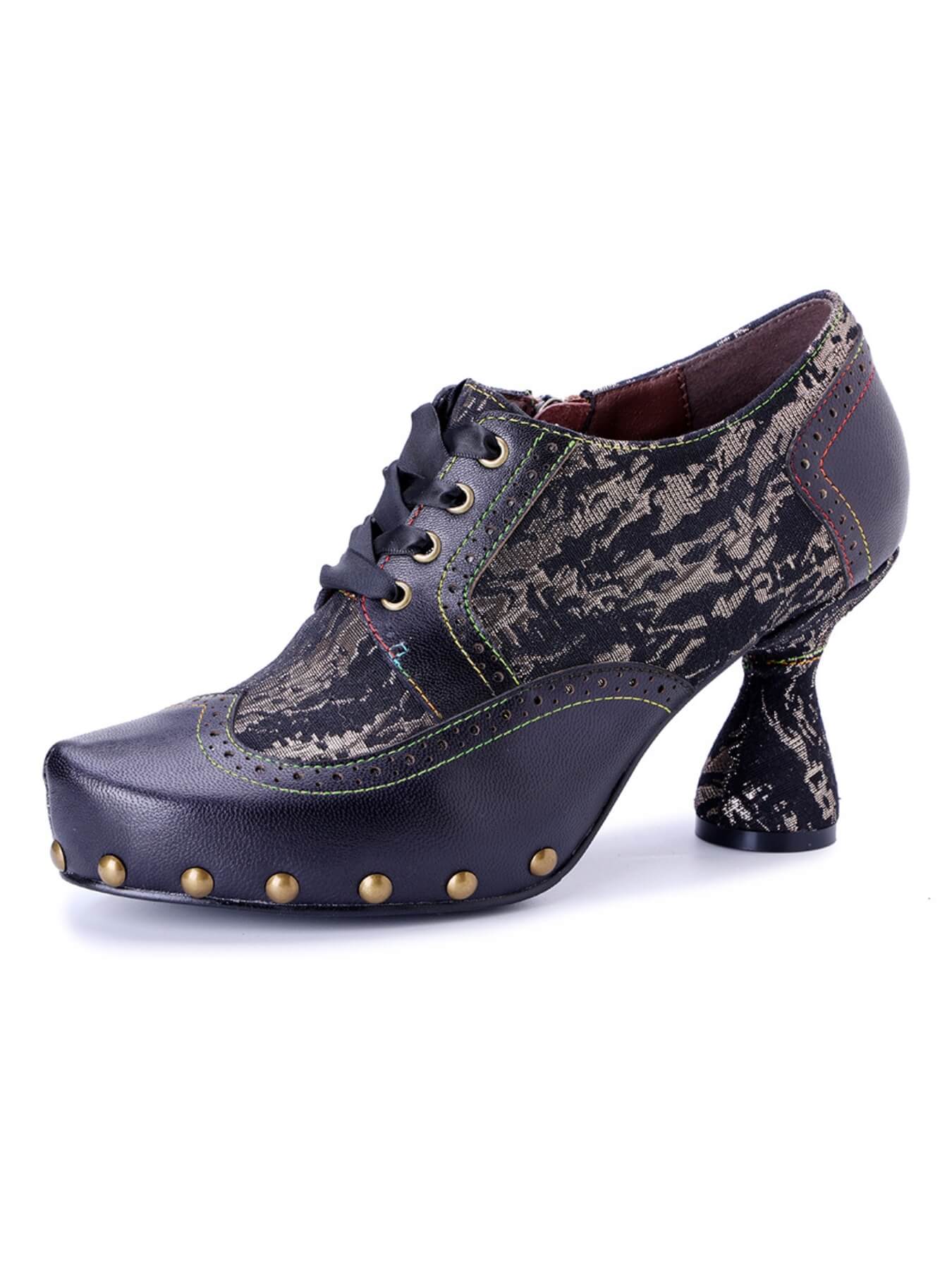 Soffia | Maja Embellished Leather Oxford