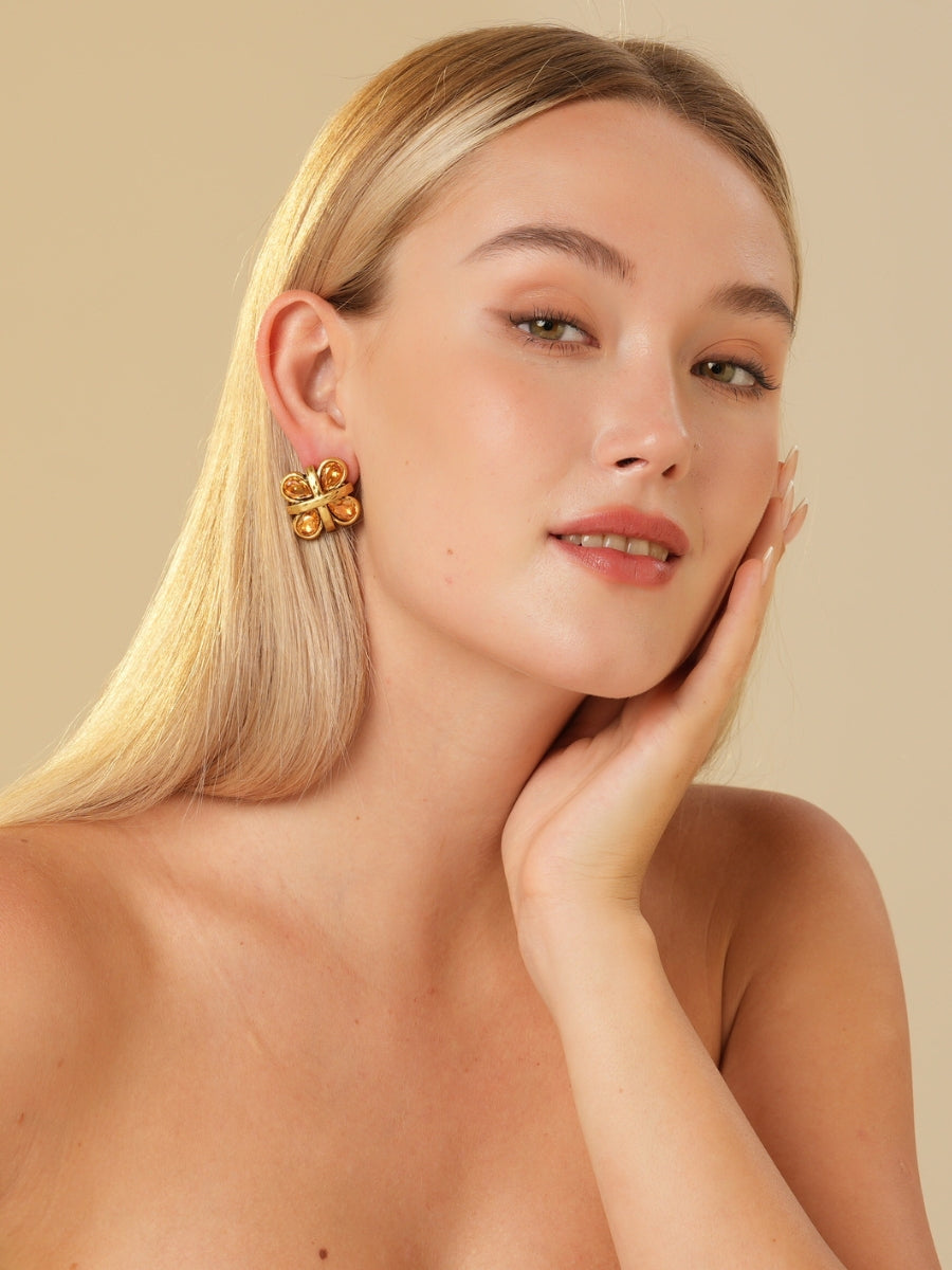 Wynn Topaz Stud Earrings