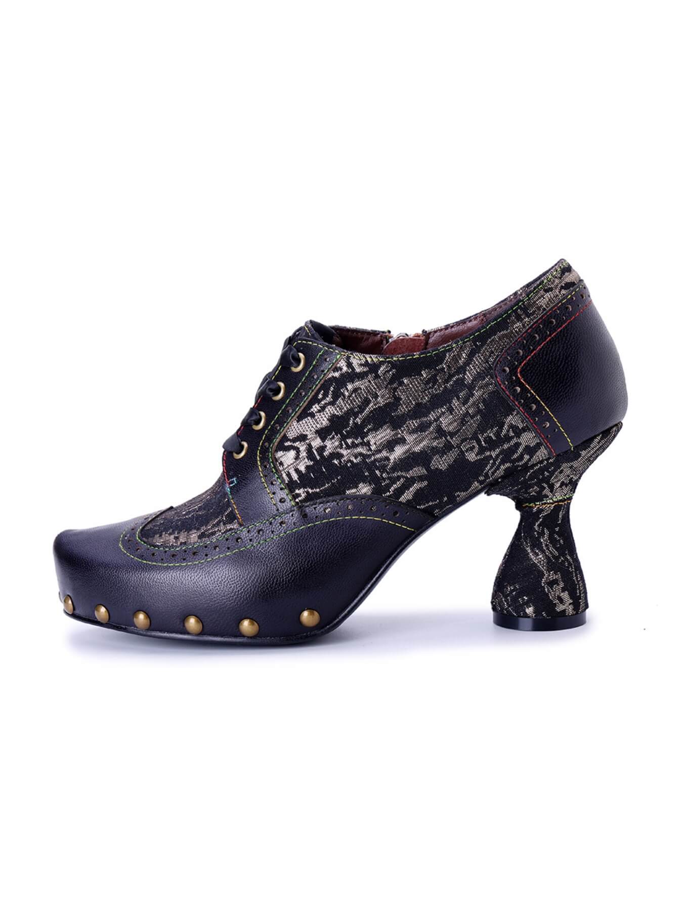 Soffia | Maja Embellished Leather Oxford