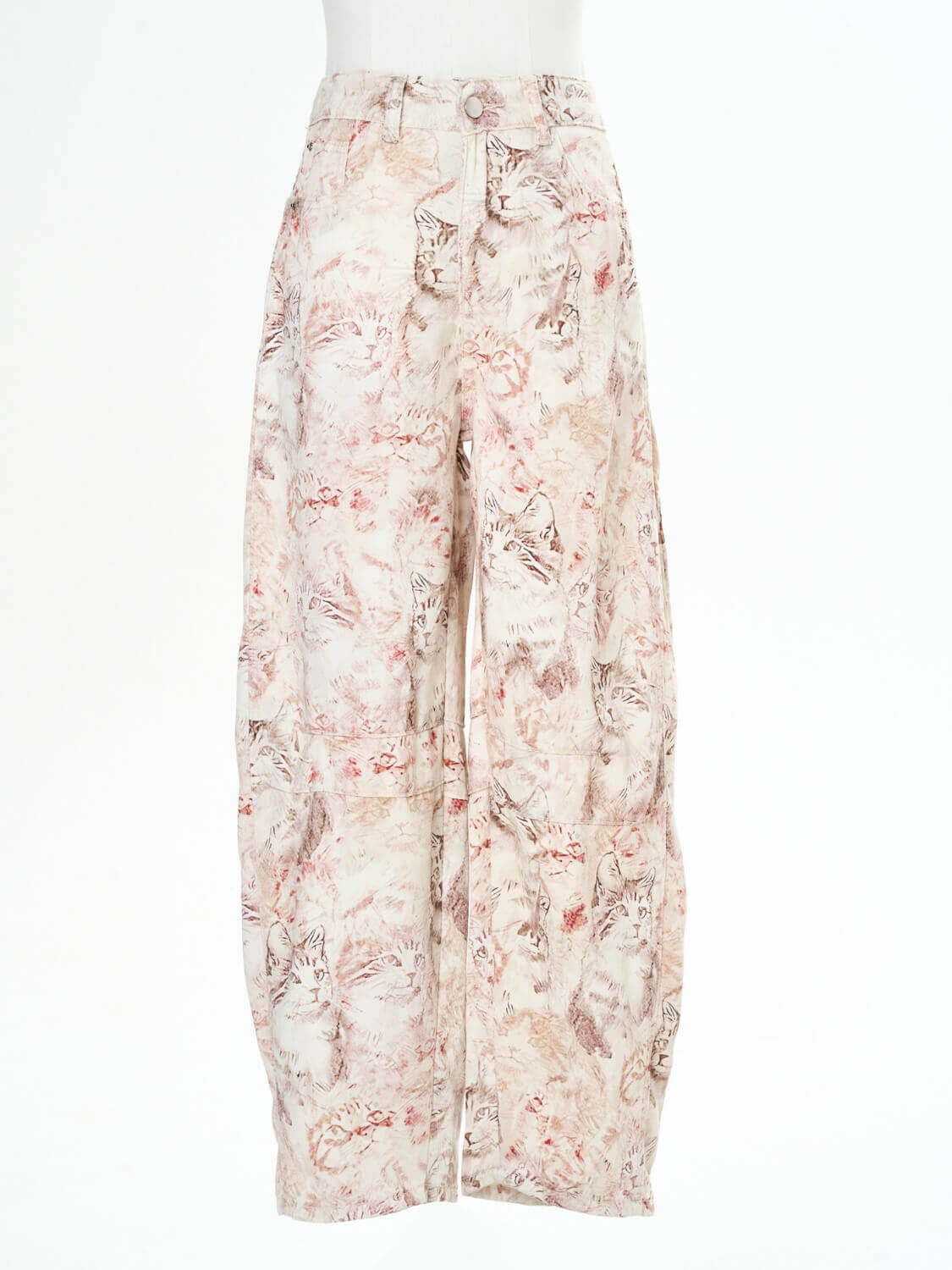 Classic Mid Waisted Barrel Jeans - Pink