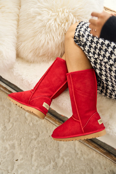 SMAIBULUN Ugg | Classic Suede Mid-Length boots - candy