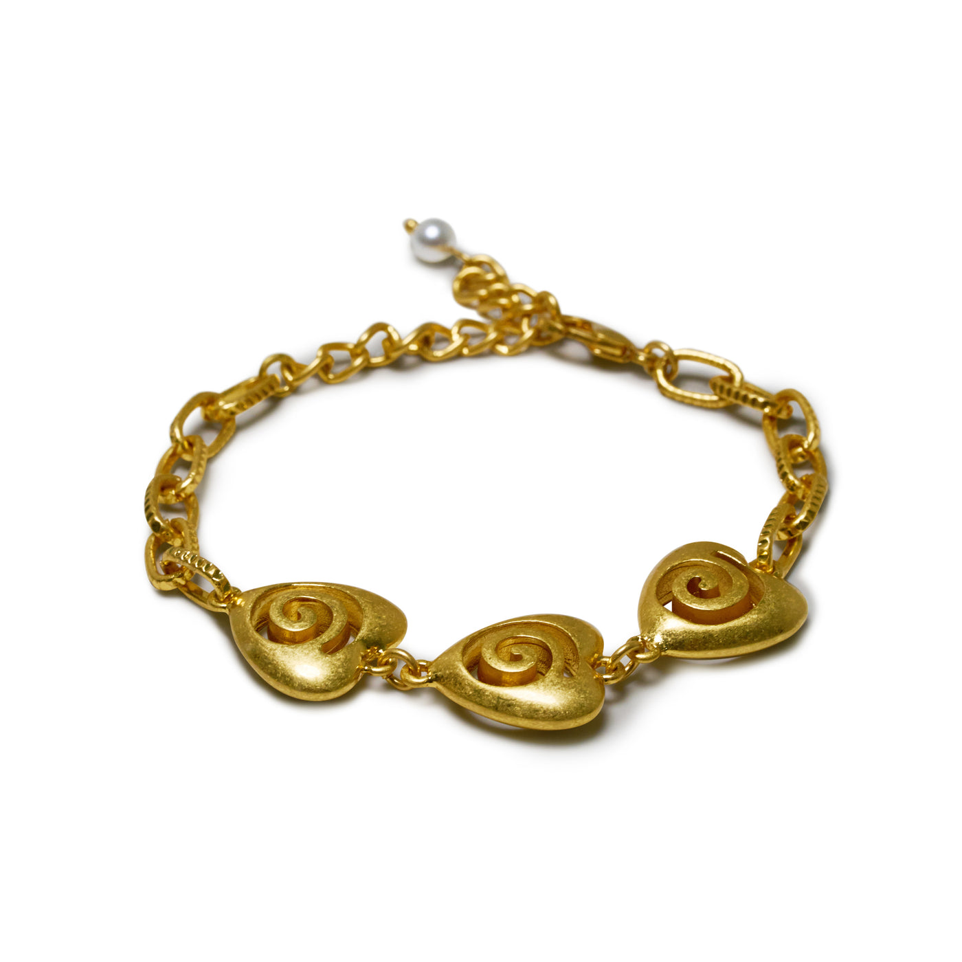 Swirl In Love Infinity Charm Bracelet