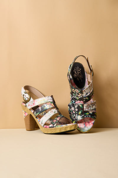 Soffia | Give Flowers Romance Leather Slingback