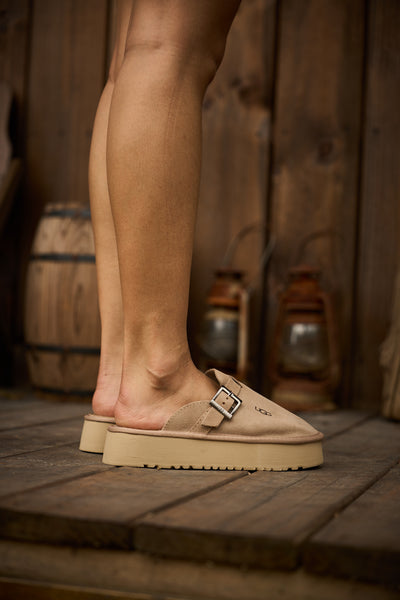 SMAIBULUN Ugg | Forever Iconic Platform Clog - Sand