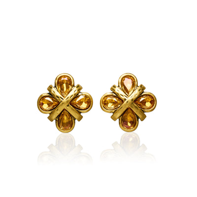 Wynn Topaz Stud Earrings