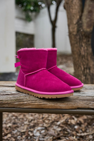 SMAIBULUN Ugg | Bailey Bow Ugg Mini Boots - Fuchsia