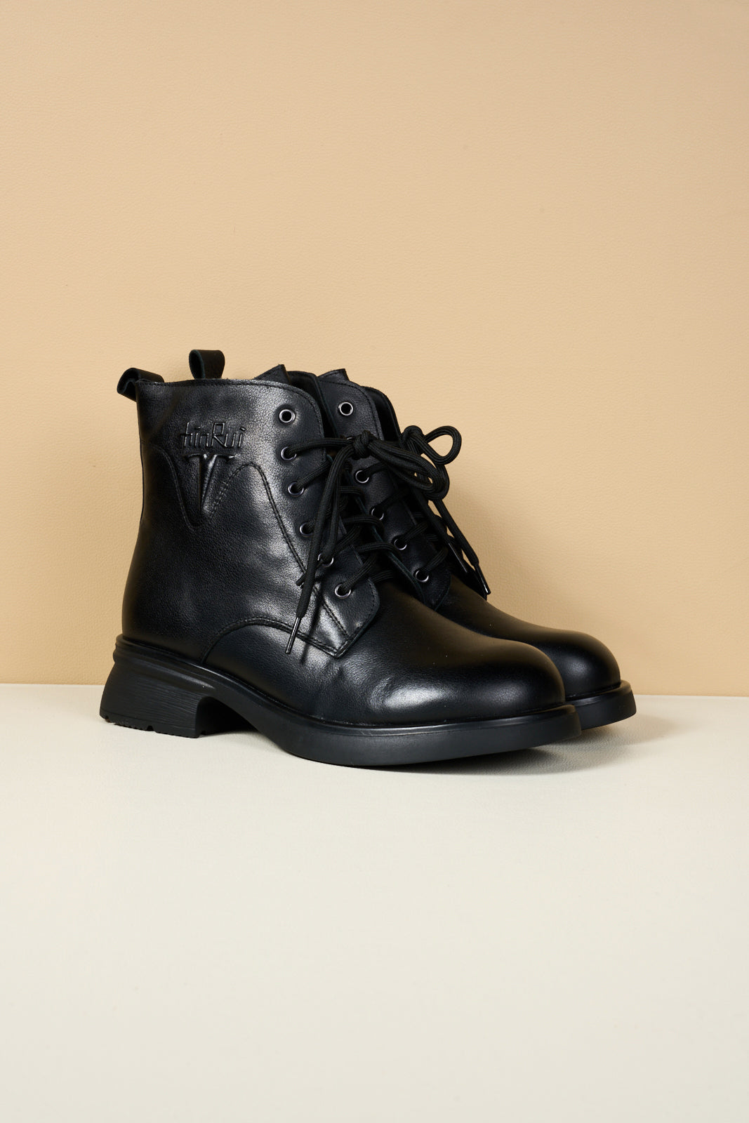 Rumour Has It | Filip Combat Ankle Leather Boots