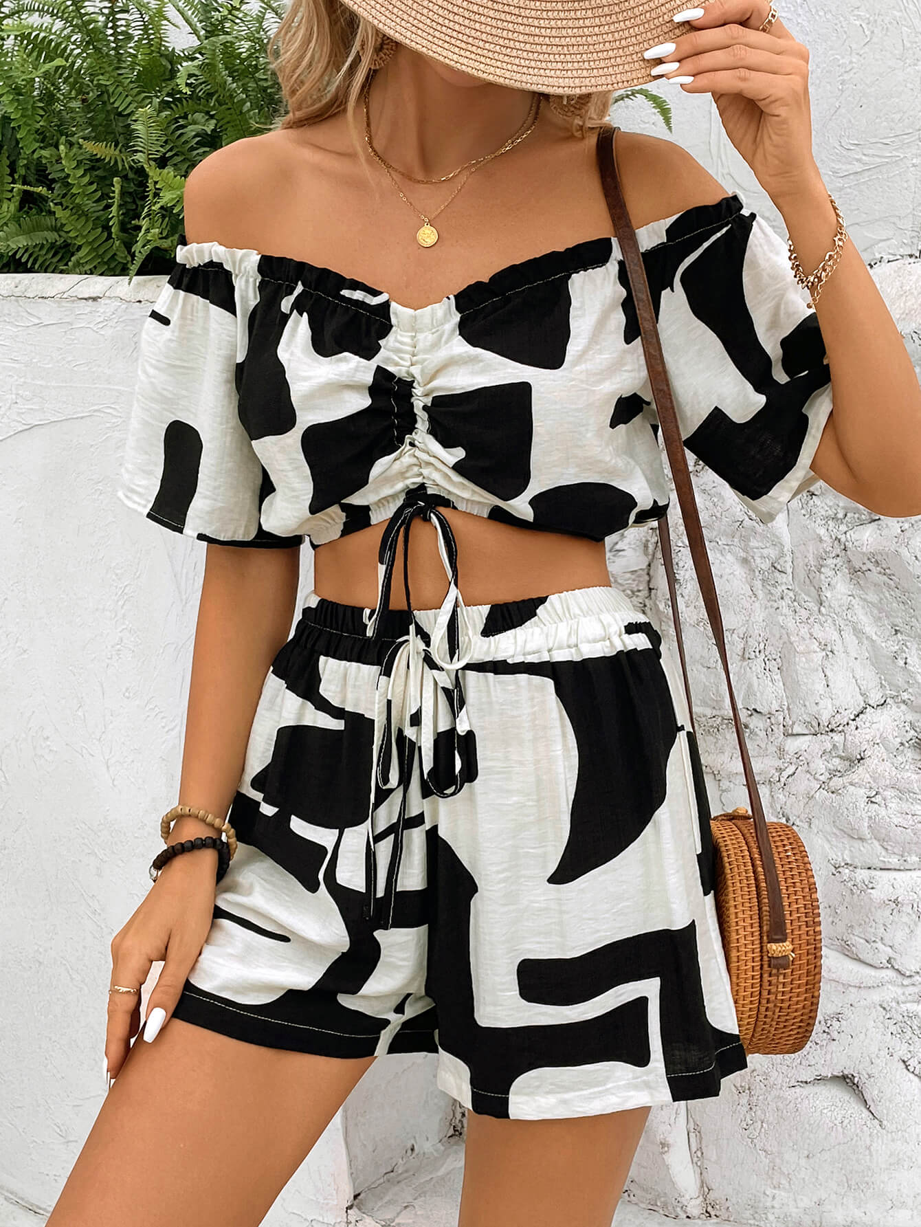 Paola Abstract Printed Matching Sets – SMAIBULUN