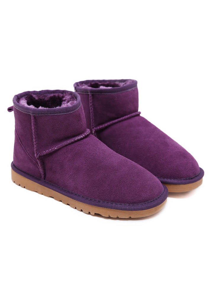 SMAIBULUN Ugg | Faux Fur Lined Classic Ugg Short Boots
