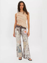 Eden Garden High Rise Flare Jeans
