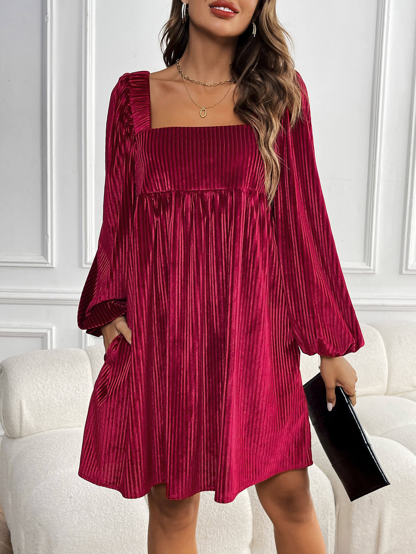 Courtney Love Combat Boots Babydoll Dresses 90s Winny Corduroy Babydoll Mini Dress Maroon SMAIBULUN Courtney Love Combat Boots Babydoll Dresses 90s Winny Corduroy Babydoll Mini Dress Maroon SMAIBULUN
