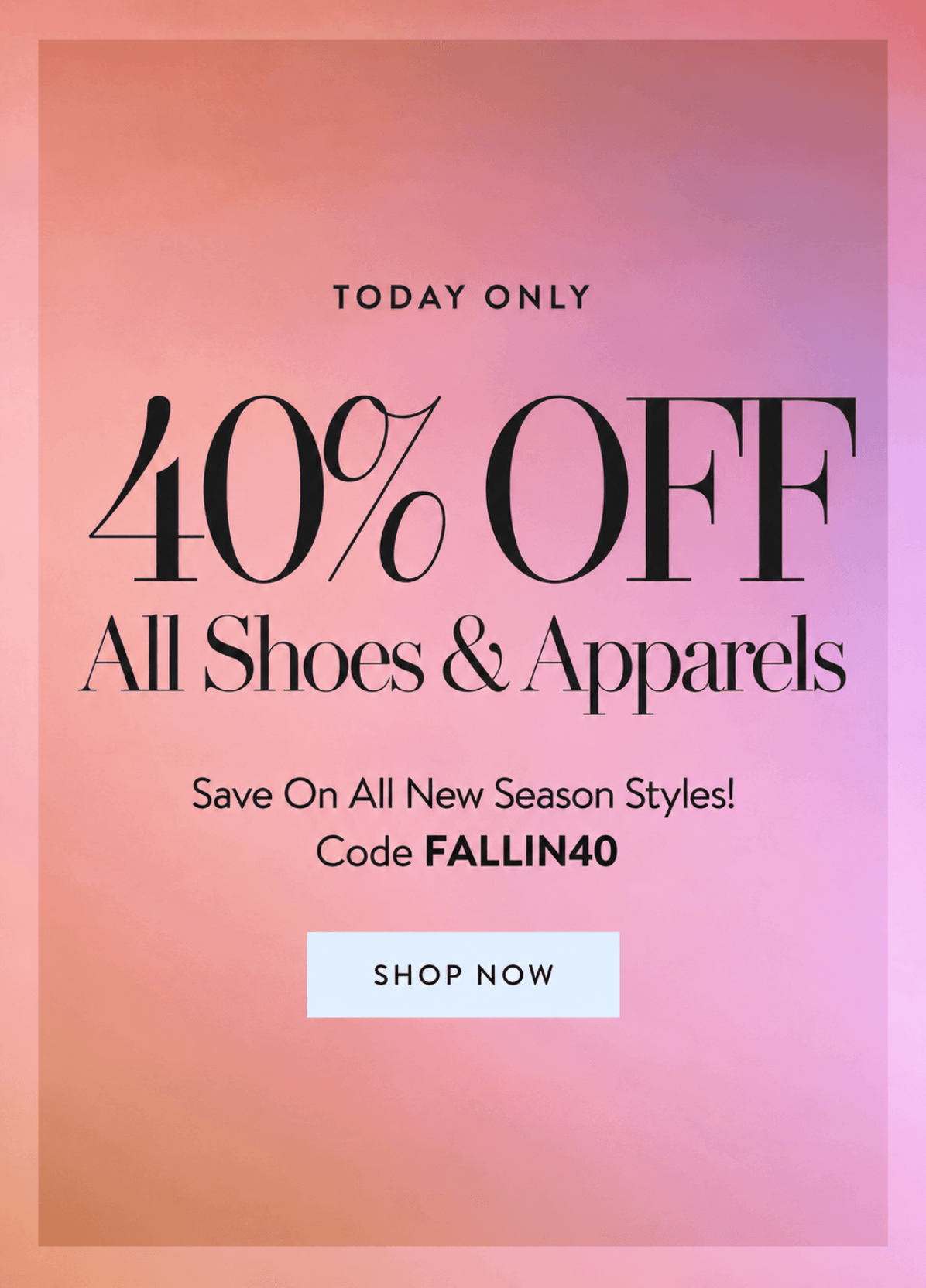 FALL OUTFIT Event 40% OFF