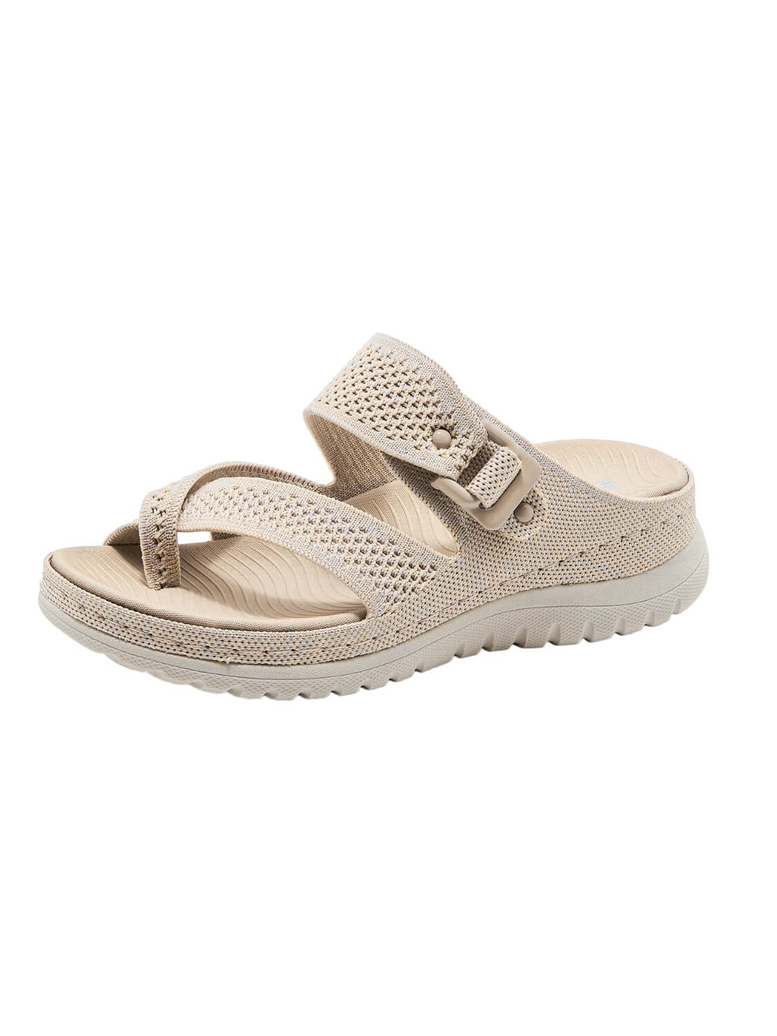 Siketu | Wyona Breathable Cushioned Sandals - apricot