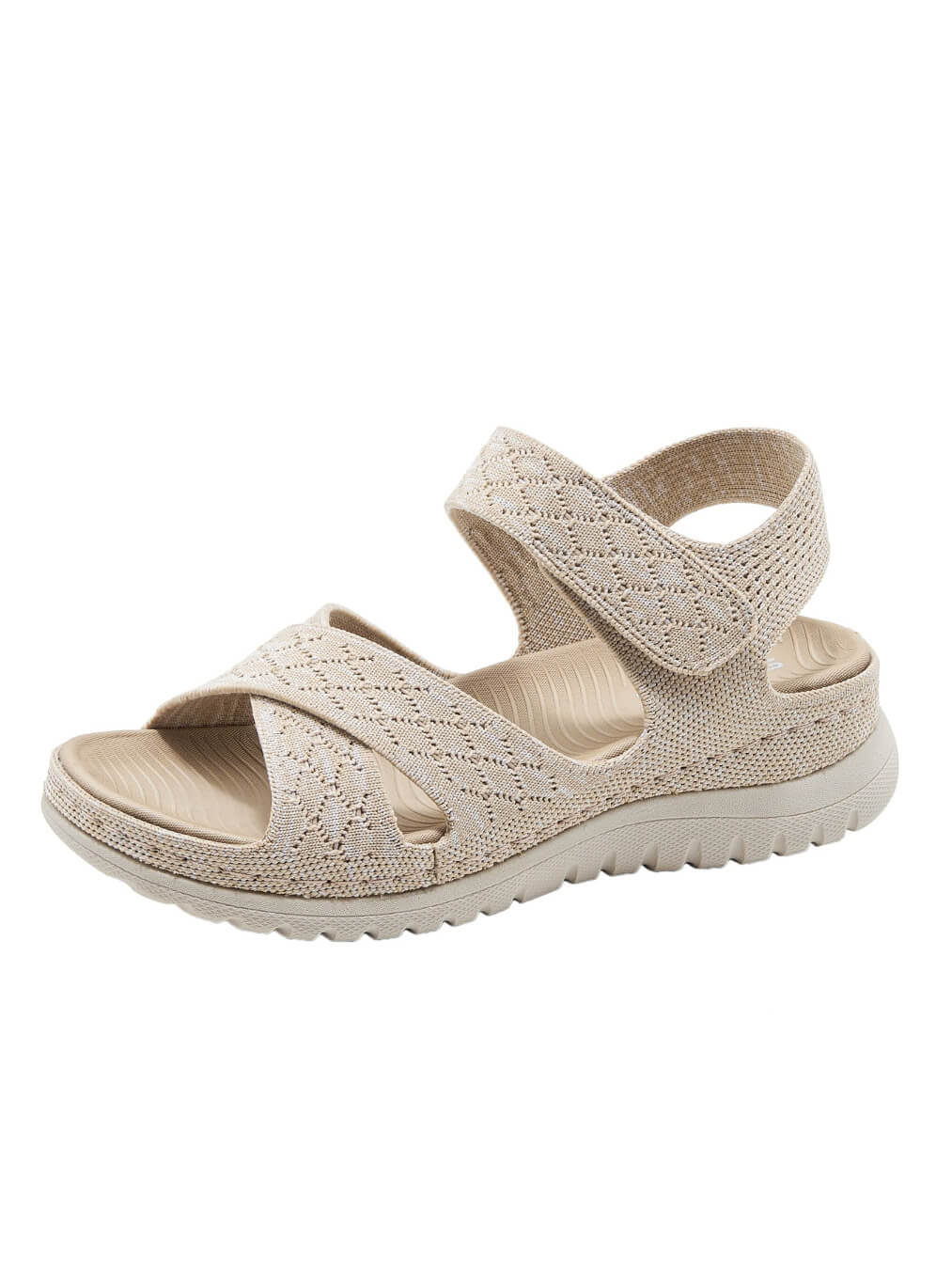 Siketu | Sunny Days Breathable Cushioned Sandals - apricot