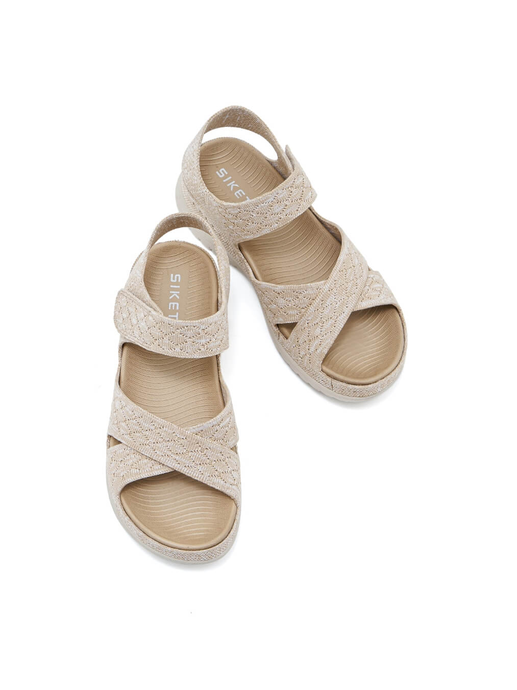 Siketu | Sunny Days Breathable Cushioned Sandals - apricot