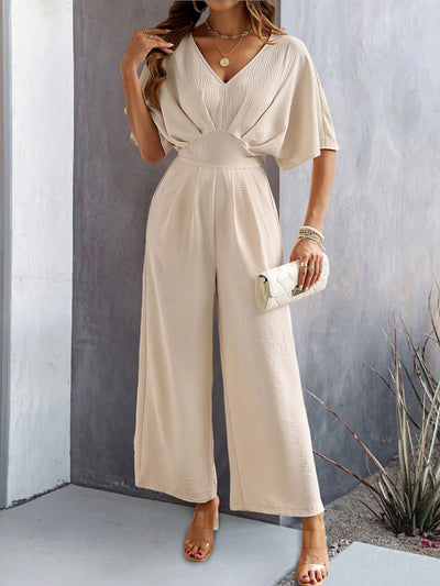 Sangria Sway Wide Leg Jumpsuit