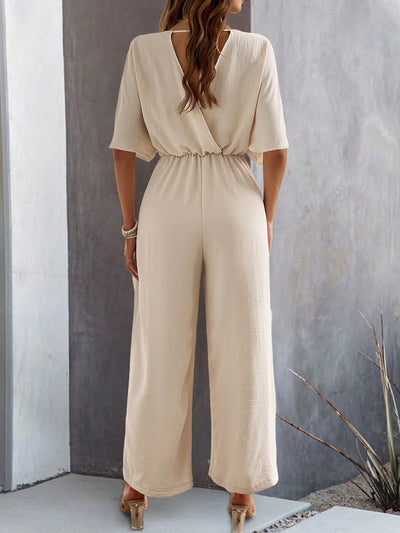 Sangria Sway Wide Leg Jumpsuit