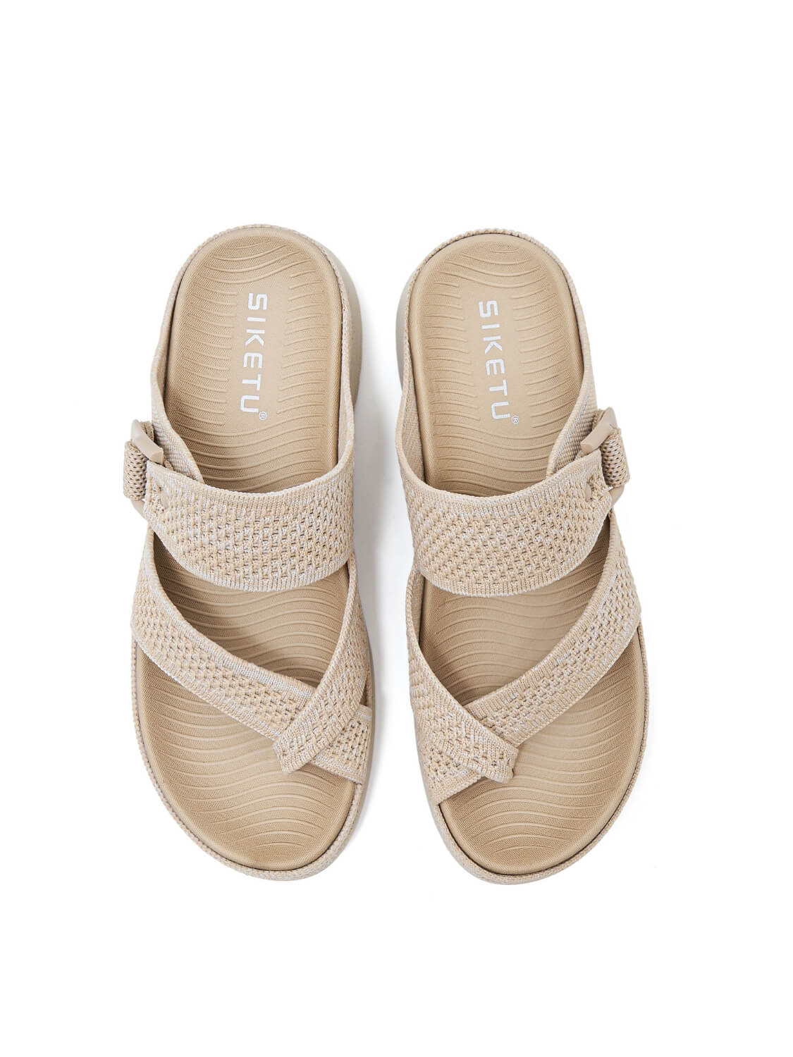 Siketu | Wyona Breathable Cushioned Sandals - apricot