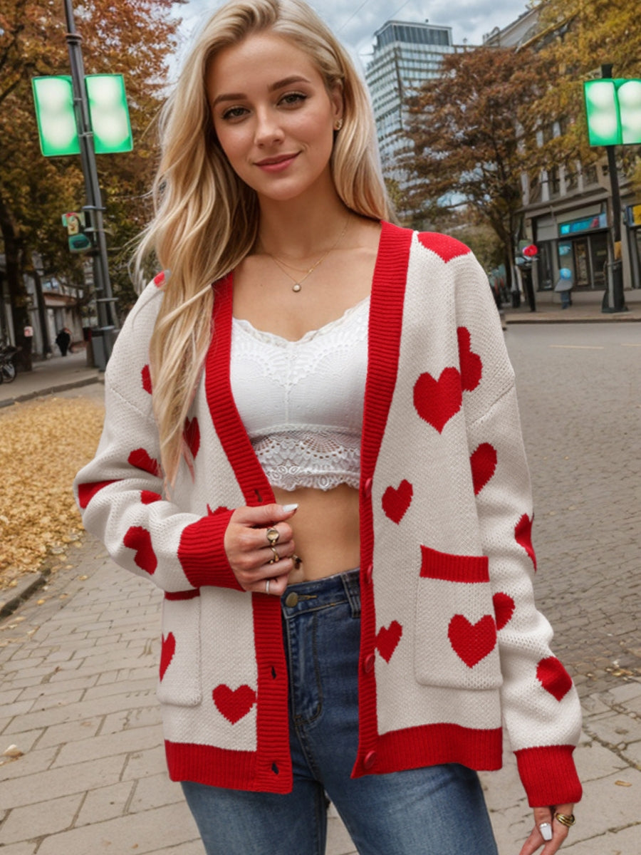 Close to Heart Button Down Relaxed Cardigan