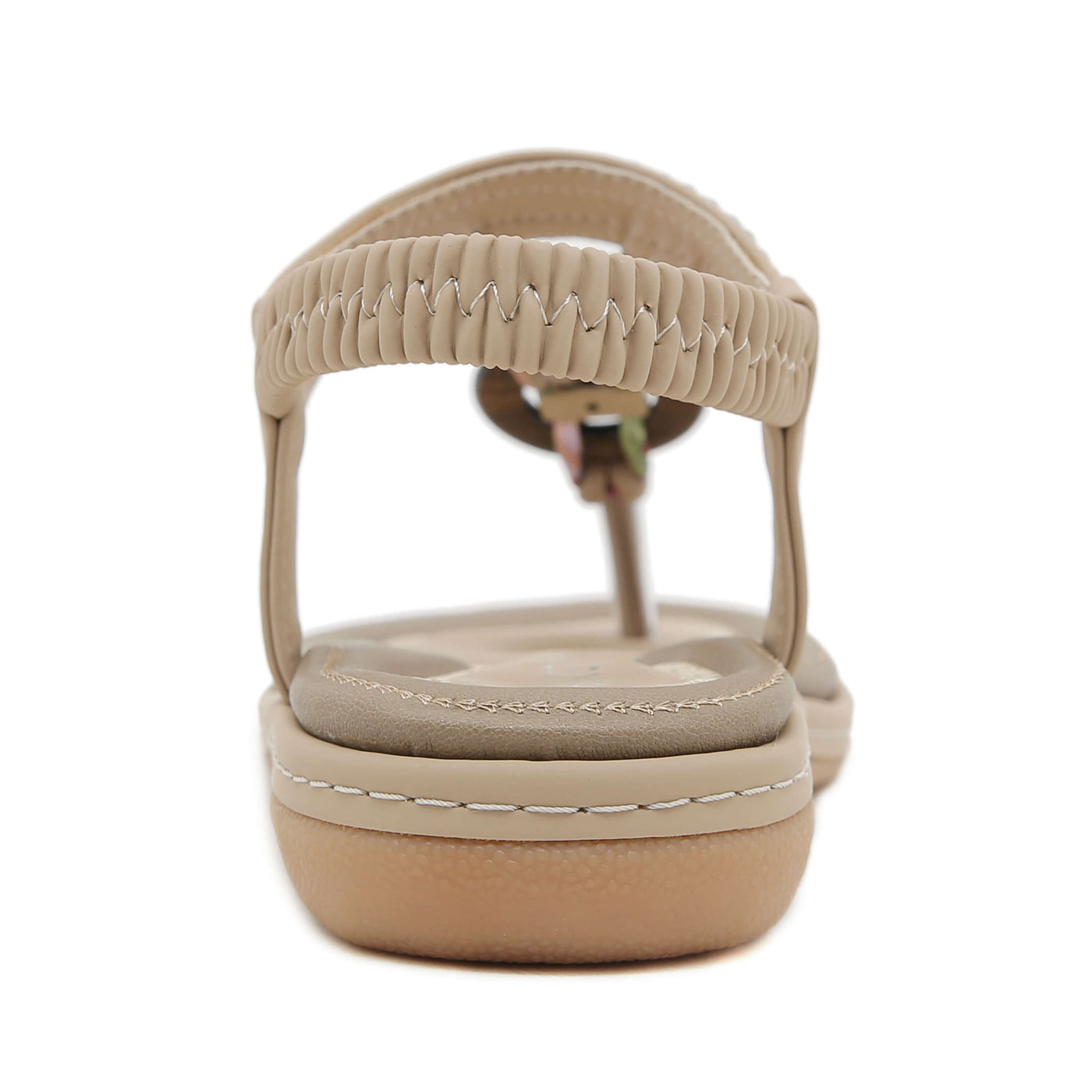 Siketu | Wander Beaded Thong Sandal - beige