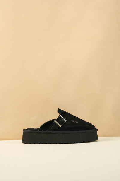 SMAIBULUN Ugg | Forever Iconic Platform Clog - Black