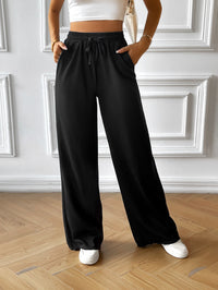 On the Coast Relaxed Pocketed Pants - Black