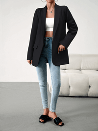 Standards Pocketed Blazer - Black