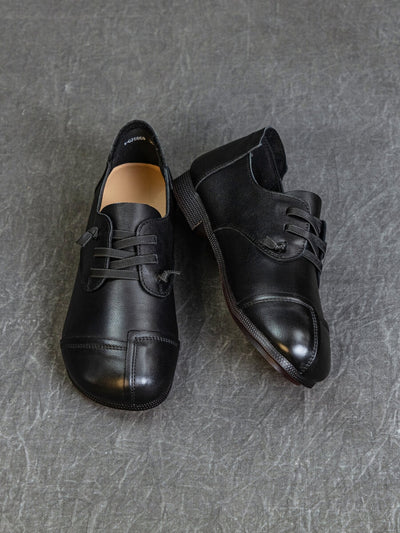 Rumour Has It | Marlah Patch Upper Leather Loafer - black