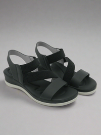 Siketu | Carmela Cushioned Footbed Sandal - Black