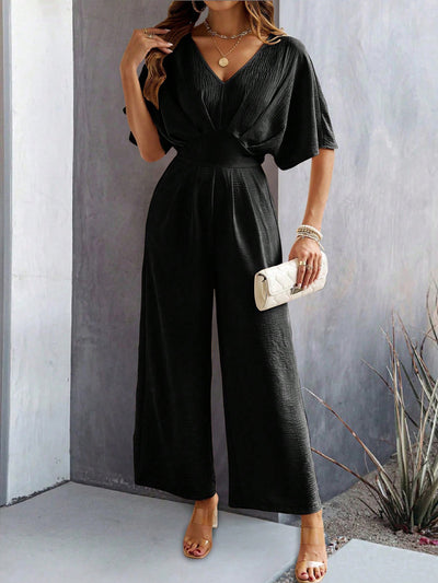 Sangria Sway Wide Leg Jumpsuit