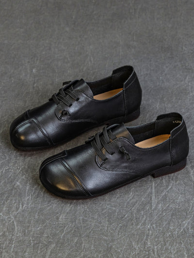 Rumour Has It | Marlah Patch Upper Leather Loafer - black