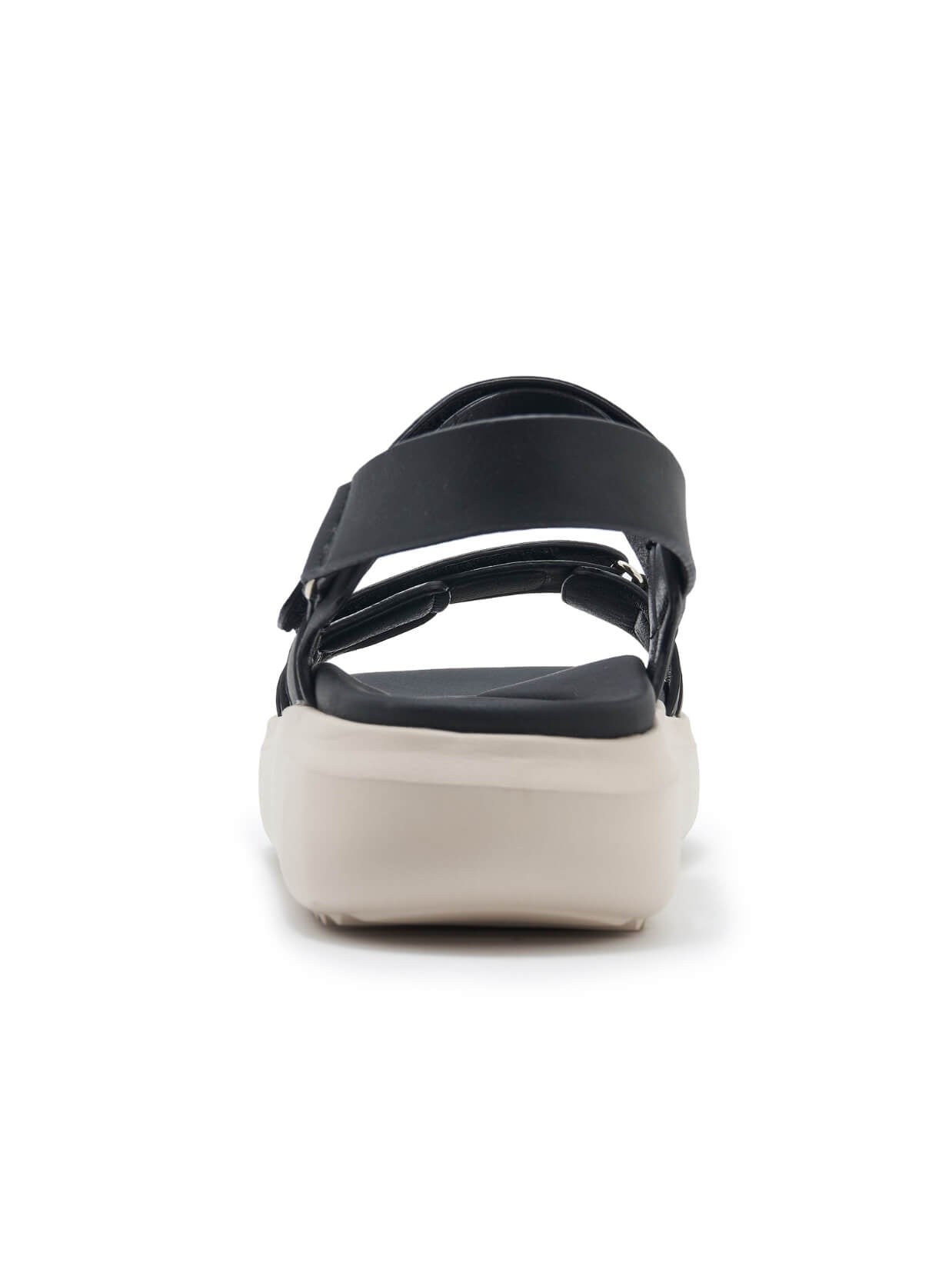 Siketu | Edie Platform Cushioned Slingbacks - black