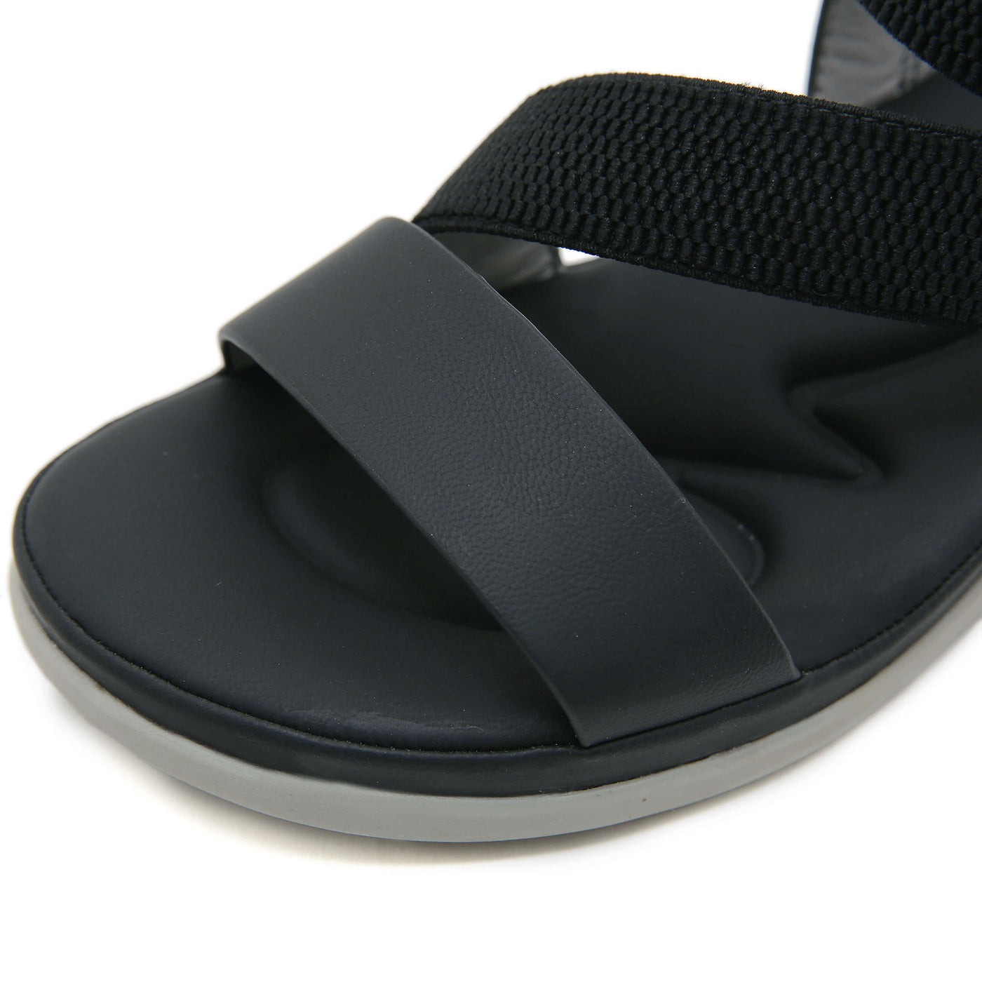 Siketu | Carmela Cushioned Footbed Sandal - Black