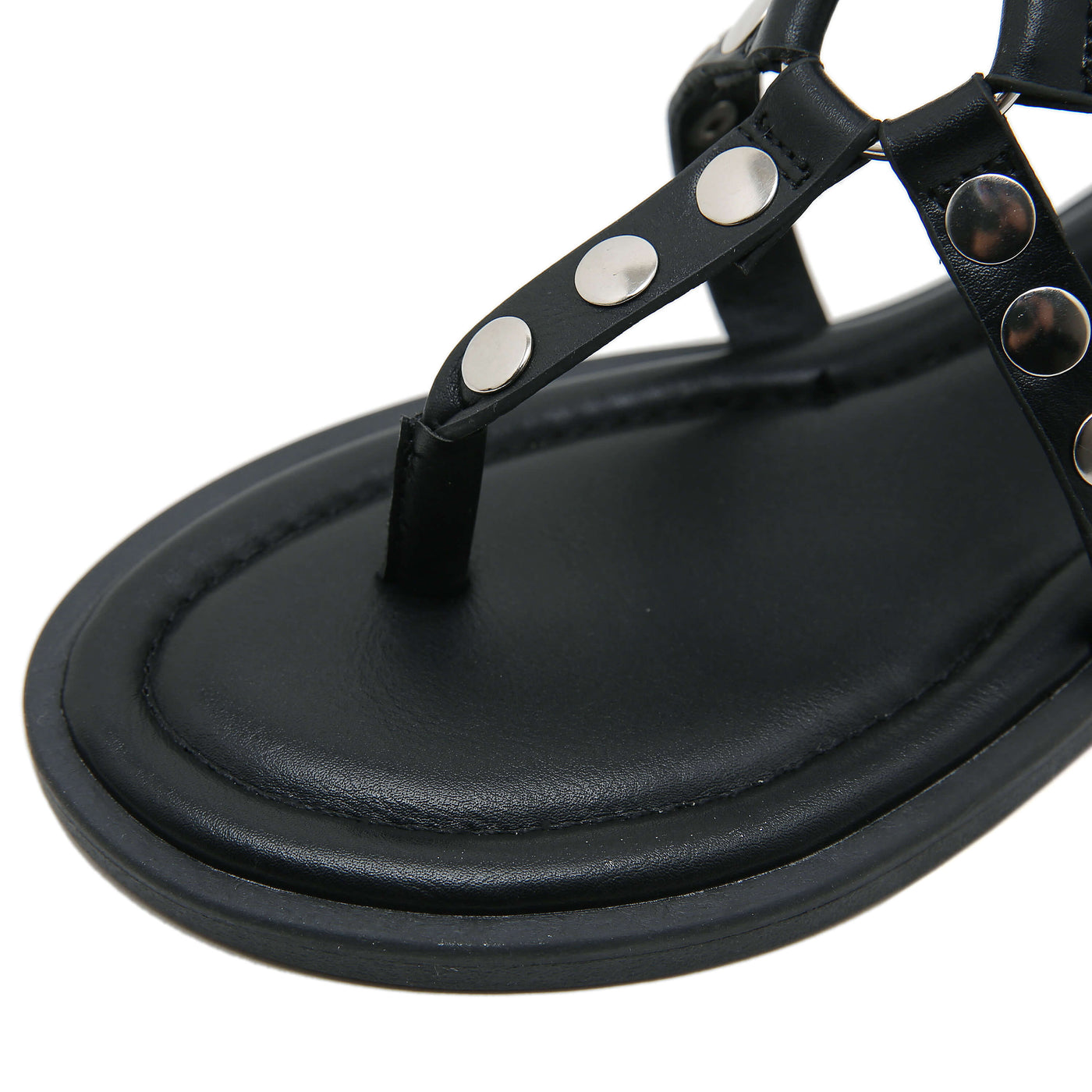 Siketu | Asha Studded Gladiator Sandal - black