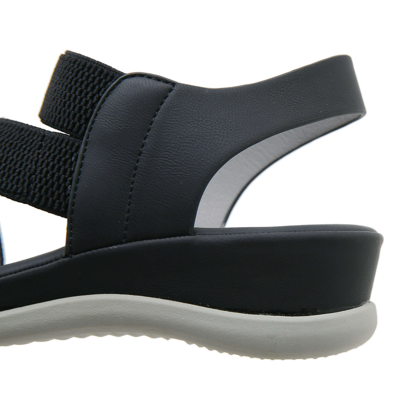 Siketu | Carmela Cushioned Footbed Sandal - Black