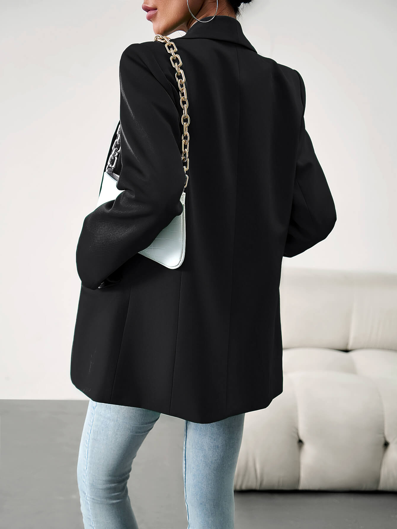 Standards Pocketed Blazer - Black