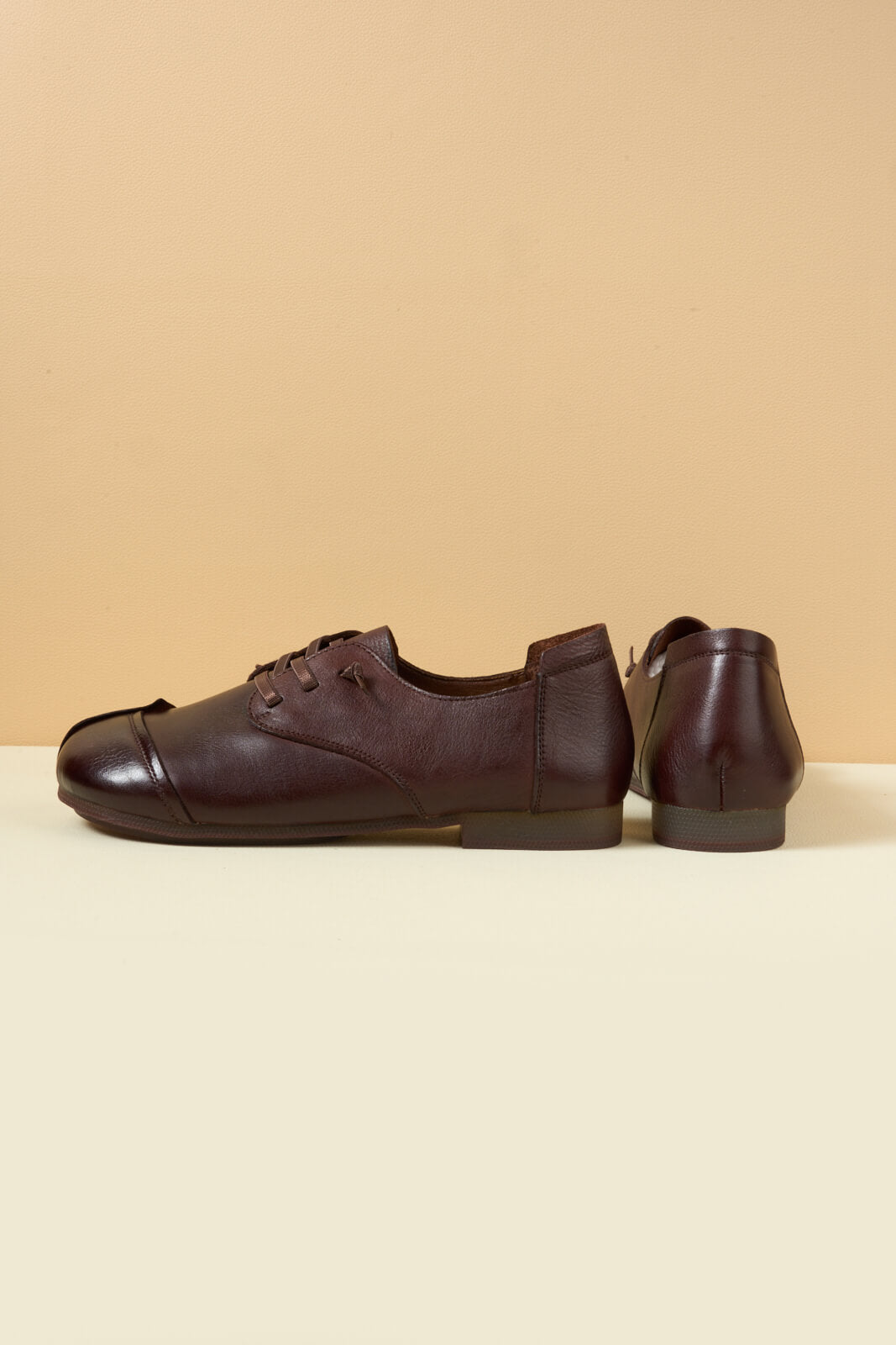 Rumour Has It | Marlah Patch Upper Leather Loafer - brown
