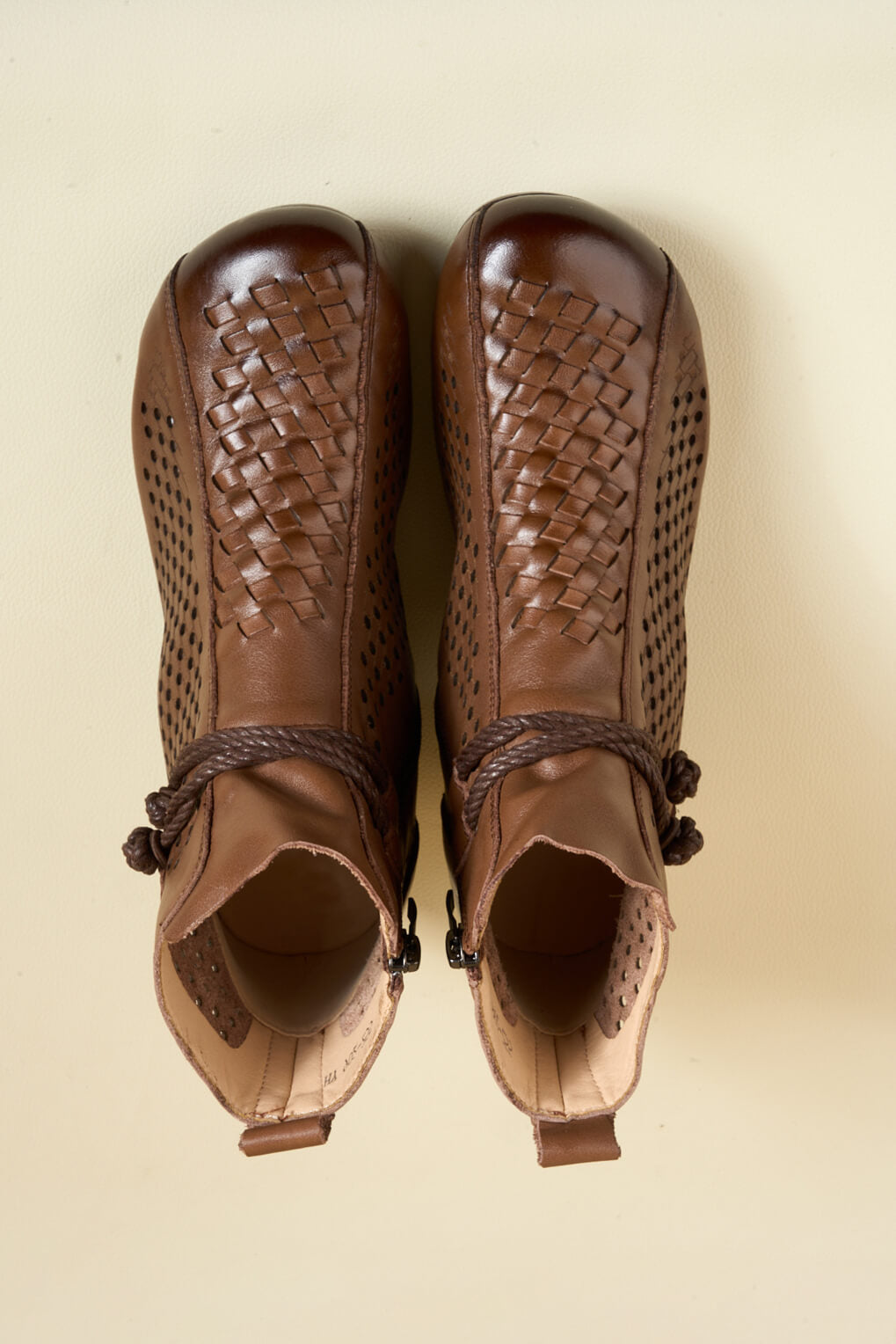 Rumour Has It | Boho Breeze Leather Ankle Boot - brown