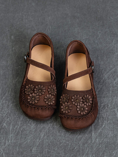 Rumour Has It | Daisy Leisure Leather Loafer - brown