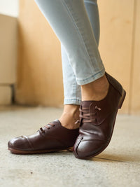 Rumour Has It | Marlah Patch Upper Leather Loafer - brown