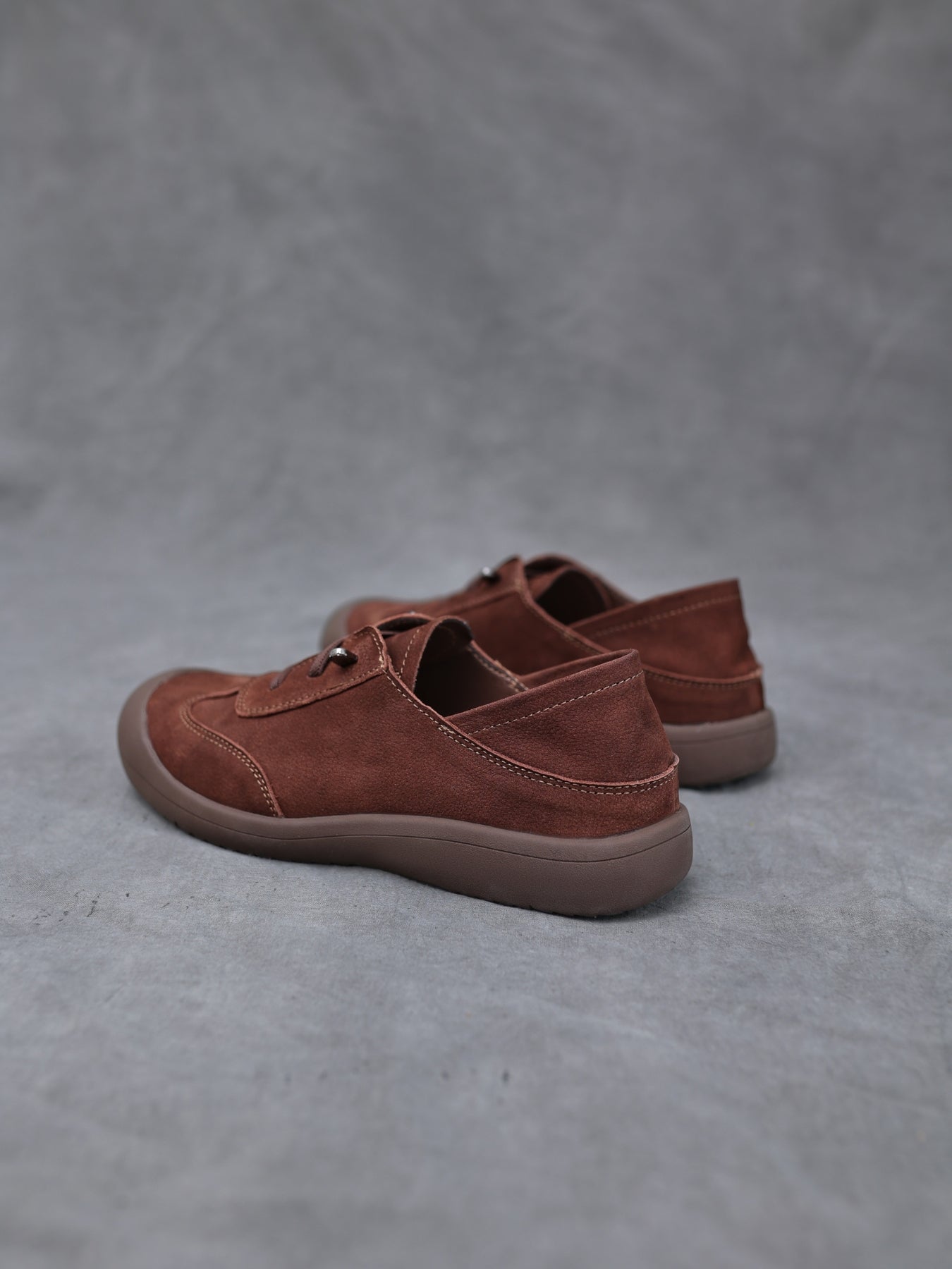 Rumour Has It | Nella Contrast Leather Casual Sneaker - brown