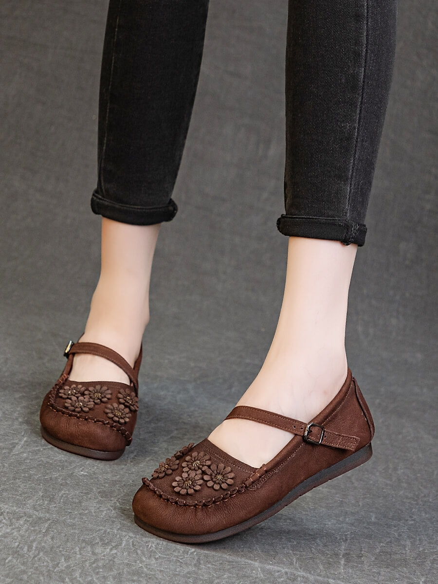 Rumour Has It | Daisy Leisure Leather Loafer - brown