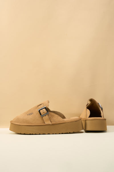 SMAIBULUN Ugg | Forever Iconic Platform Clog - Chestnut