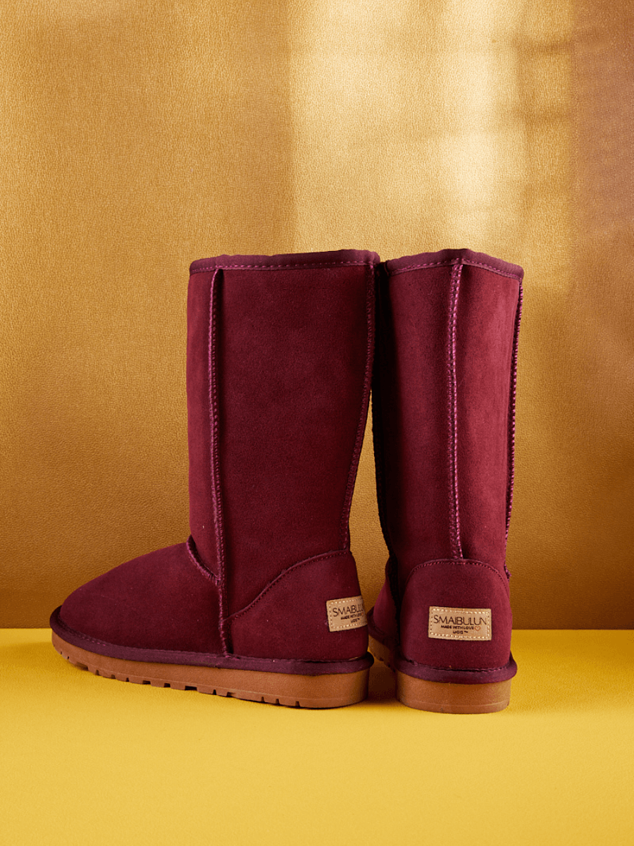 SMAIBULUN Ugg | Classic Suede Mid-Length boots - Claret