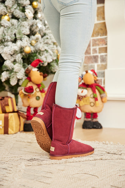 SMAIBULUN Ugg | Classic Suede Mid-Length boots - Claret